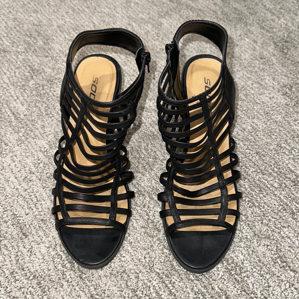 Soda Heeled Sandals